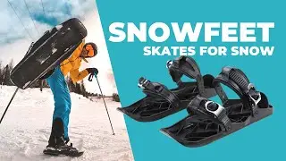 Snowfeet* - Skates For Snow - Mini Skis | Next Big Winter Sport | Official