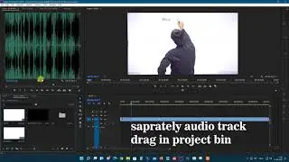 Audio track Not Show  to Drag Video Adobe Premiere Pro cc