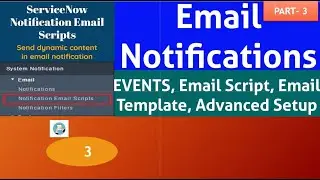 #3 #ServiceNow System Administration Training | Notifications