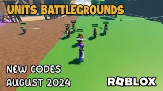 Roblox Units Battlegrounds New Codes August 2024