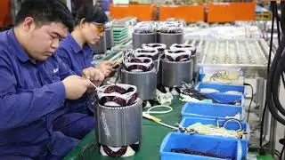 Motor Manufacturing in China - Motor stator Lead Welding Process