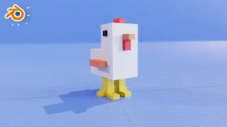 Low Poly Chicken in Blender Tutorials