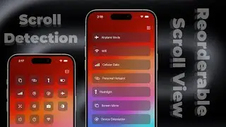 SwiftUI Reorderable Scroll View - Custom Drag & Drop With Scroll Detection - iOS 18