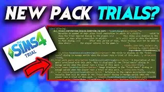 Pack Trial/Demos are Coming?! Sims 4 News