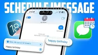 How to Schedule iMessage on iPhone With iOS 18 | Set a Date for Message on iPhone Using iOS 18