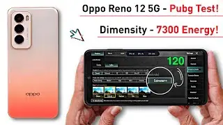 Oppo Reno 12 5g Pubg Test - Graphics Test.! Dimensity 7300 Energy.!🤯