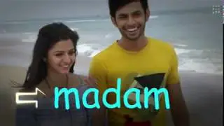 Tamil palandrome Megha Ragame mella thalame song Dimman Madhan Karky