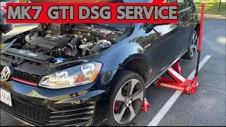 MK7 GTI DSG Service at Home in 5 Minutes! MQB DSG Oil Service