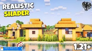 Best Realistic Shader for Minecraft PE | Shader Mcpe 1.21 | Low End Devices | Render Dragon