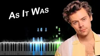 Harry Styles - As It Was Piano Tutorial