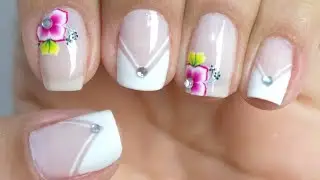 Unhas para Noivas com Flores - Juliana Santos