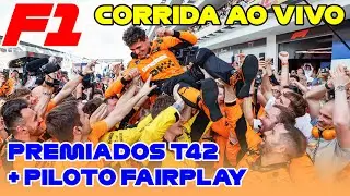 F1 AO VIVO PREMIADOS E PILOTO FAIRPLAY