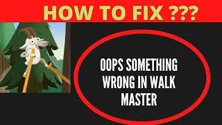 #walkmaster #fing24 OOPS SOMETHING WENT WRONG IN WALK MASTER,HOW TO FIX 🐐 | FING 24 😌🆒