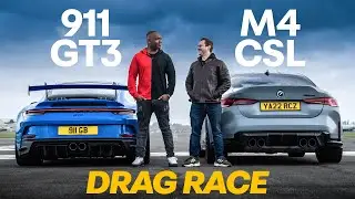 Porsche 911 GT3 vs BMW M4 CSL | Drag Race