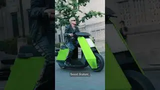 Cool American Scooter w/ a Powerful Electric Motor & Cybertruck Design #shorts