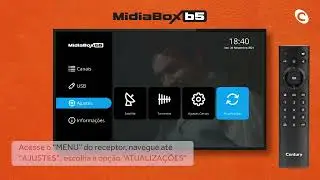 MidiaBox B5 e B5+  - Atualizar Software via Satélite