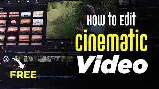 How to edit cinematic video using a free software?