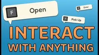 Unity Interaction Tutorial | How To Interact With Any Game Object (Open Chests & Doors etc)