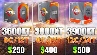 Ryzen 5 3600XT vs Ryzen 7 3800XT vs Ryzen 9 3900XT