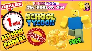 ⏱️ ROBLOX School Tycoon new Codes 🏫 in ⏱️ 60 Seconds ! New Rewards codes 🤑 - Latest Codes 1 minute ⭐