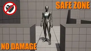 How To Create A Safe Zone In Unreal Engine 5 | Player Cannot Be Damaged In This Area