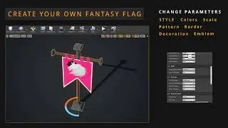 Cutomizable dynamic flags - UE Marketplace