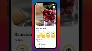 Food Recipe app in React Native 🔥 #shorts #reactnative #javascript #ios #expo