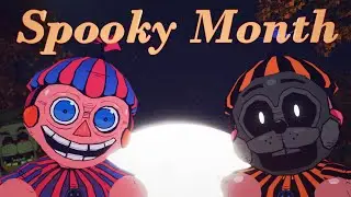 Sir Pelo Spooky Month Animated With Retro FNAF Animatronics