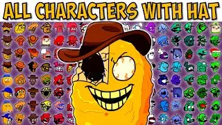 ALL CHARACTERS WITH HAT | FNF Character Test | Gameplay VS My Playground