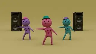 CMD232 (3D2) -  Final Animation Dance "Happy"