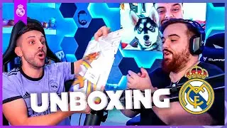 DjMaRiiO & Ibai SON MADRIDISTAS 💜🤍 | Unboxing Real Madrid