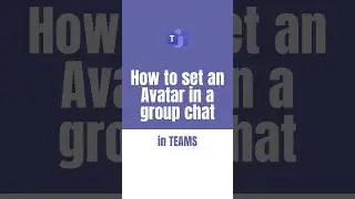 How to set an Avatar in a group chat