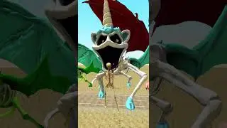 NEW DRAGON MONSTERS POPPY PLAYTIME  CHAPTER 3 & CURSED SPONGE BOB , SONIC , BOU in Garry's Mod