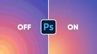 Turn On This Setting to Fix Banding in Gradients! - Photoshop Trick