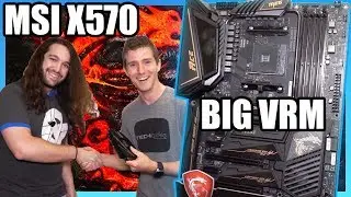 MSI X570 Motherboards for Ryzen 3000: Big VRM Designs for 16 Cores