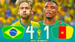 YOUNG NEYMAR DESTROYS THE CAMEROON OF 34-YEAR-OLD SEMI-RETIRED SAMUEL ETOO