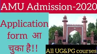 AMU Application form-2020!!Admission..