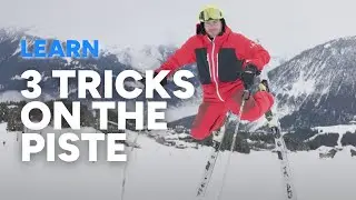 3 EASY TRICKS ON SKIS | learn how to have more fun skiing on piste