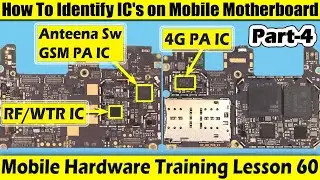 How to Identify Network IC on Mobile PCB 2GIC, 3GIC, 4GIC, 5GIC | Mobile Hardware Training Lesson 60