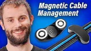 Cable management sucked... UNTIL NOW! - LTT Store Magnetic Cable Management