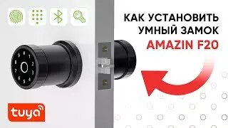 Инструкция по установке Умного замка Amazin F20