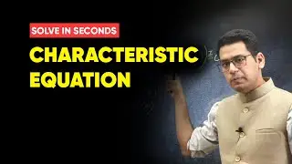 Solve Matrices using Characteristic Equation | IIT JEE Short Cuts & Tricks | | Mathongo | Anup Sir