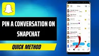 How To Pin A Conversation On Snapchat