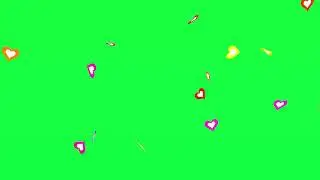 Love And Heart Backgrounds Effects | Green Screen Video HD