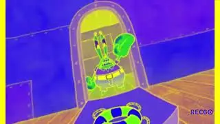 Mr Krabs Who touched me thermostat! | Effects