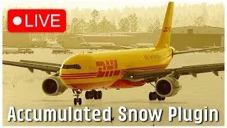 Snow Fix! A330-300 P2F | Accumulated Snow Plugin Test