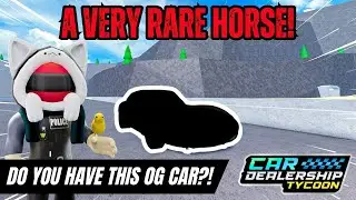 🔥ONE OF THE RAREST CAR in Car Dealership Tycoon?! #cardealershiptycoon #roblox