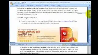 Create PDF Files | Classic PDF