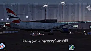 X Plane 10 Mobile Global/Descenso, aproximación y aterrizaje (Londres EGLL)