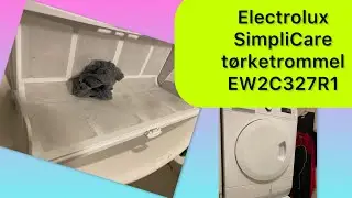 Сушилка для белья -tørketrommel . Отзыв о Electrolux SimpliCare EW2C327R1 , первая сушка.